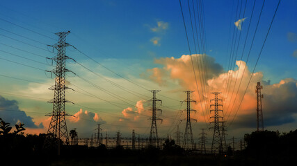 Wall Mural - main power plant energy ideas and energy saving