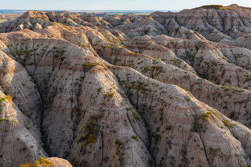 Wall Mural - Badlands National Park landscape in South Dakota