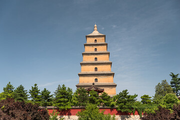 large pagoda of wild geese in xi'an