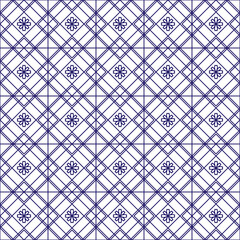 Poster - Asian pattern. Asian background. Modern illustration. Seamless tile. Seamless fabric texture print. Beautiful vector pattern. Vector retro illustration. Vintage abstract for print design.