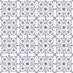 Poster - Asian pattern. Asian background. Modern illustration. Seamless tile. Seamless fabric texture print. Beautiful vector pattern. Vector retro illustration. Vintage abstract for print design.