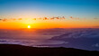 Sunset from Haleakala National Park, Maui, Hawaii