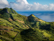 Beautiful landscape on volcanic flores island, Azores