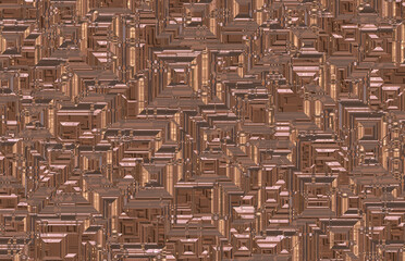 Sticker - abstract metal wallpaper 