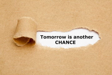 Tomorrow Is Another Chance Motivational Quote