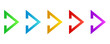 Colorful arrows - vector.