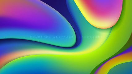 Poster - Abstract Distorted Shape Background