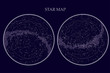 true constellations of the southern hemisphere and Northern hemisphere,