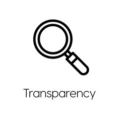 Poster - Magnifying, Research icon vector sign symbol. Loupe sign.