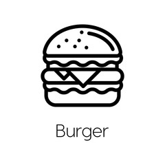 Poster - Hamburger icon vector. Linear style sign for mobile concept and web design. Hamburger symbol illustration. Pixel vector graphics - Vector.