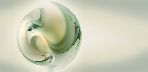 abstract 3D style ball.