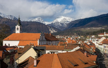 Kamnik City In Slovenia