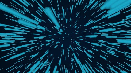 Wall Mural - space warp animation leading into unknown universe through worm hole interstellar travel