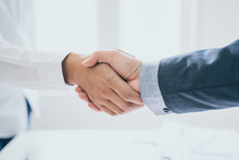 Teamwork,partnership And Social Connection In Business Join Hand Together,Finishing Up A Meeting,handshake Of Happy Business People After Contract Agreement To Become A Partner,collaborative Teamwork.