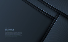Abstract Light Line Power On Black Shadow Design Modern Luxury Futuristic Background Vector Illustration.