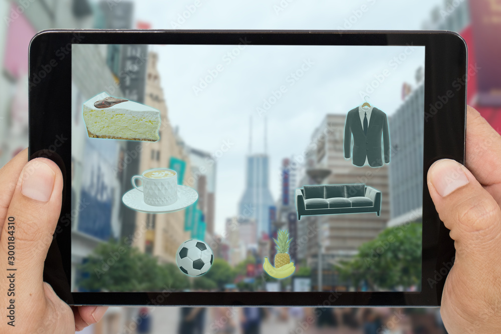 smart technology in augmented mixed virtual reality in retail combine ...