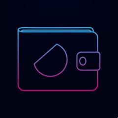 Poster - Purse nolan icon. Simple thin line, outline vector of banking icons for ui and ux, website or mobile application