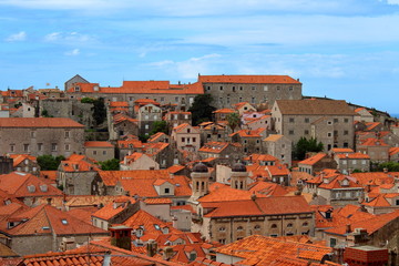 Canvas Print - Dubrovnik View and Rooftops