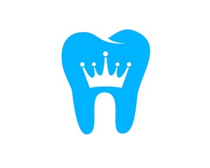 Sticker - Dental Crown logo