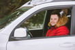 © phpetrunina14 - man in car at winter time looking at camera
