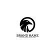 eagle logo design vector template white background