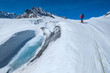 Ski touring glacier trip