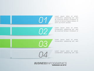 Canvas Print - Business infographics template layout.