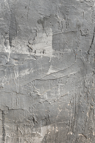 Cuadros en Lienzo The texture of gypsum or alibaster cracked plaster on the wall is a thick layer