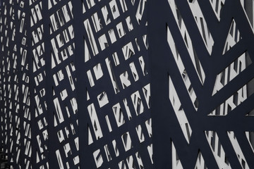 Poster - abstract, architecture, backdrop, background, black, building, city, construction, contemporary, contrast, dark, design, exterior, frames, framework, futuristic, geometric, graphic, grunge, hi tech, h
