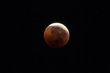 Wall Mural - Total Lunar Eclipse of July 2018. The longest full eclipse of this century.  Imaged from Papar, MY