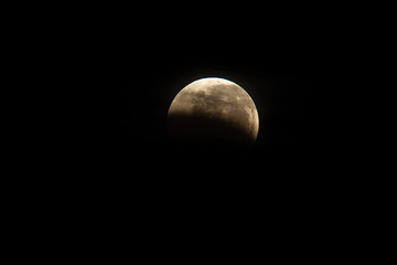 Wall Mural - Total Lunar Eclipse of July 2018. The longest full eclipse of this century.  Imaged from Papar, MY