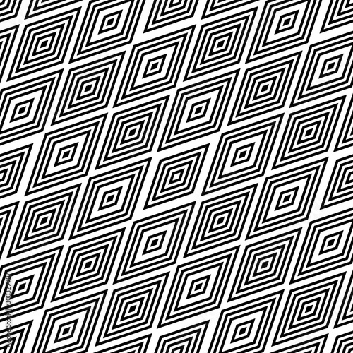 Seamless diamonds patternt. Geometric diagonal texture.