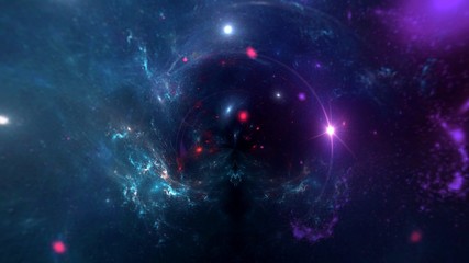 Wall Mural - black hole, science fiction wallpaper. beauty of deep space. colorful graphics for background, like 