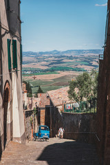 Wall Mural - streets of gubbio italy