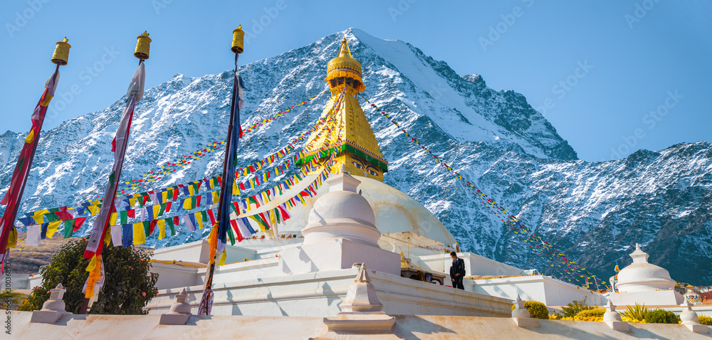  Bodhnath stupa - obrazy, fototapety, plakaty 