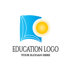 Wall Mural - Children's educational logos or icons, a symbol of a child achieving dreams