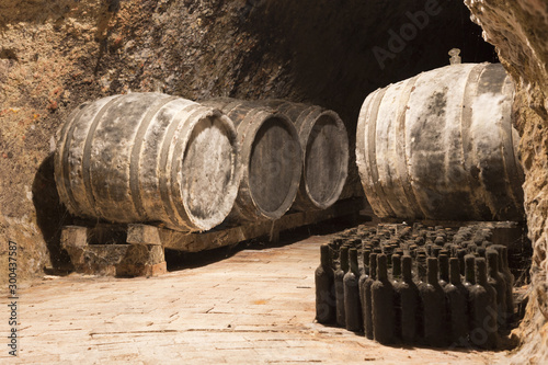 Fass Schimmel Und Flaschen Im Weinkeller Buy This Stock Photo And Explore Similar Images At Adobe Stock Adobe Stock