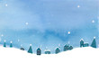 Der Sternenhimmel über dem Weihnachtsdorf am Nordpol