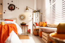 Cozy Bedroom Interior Inspired By Autumn Colors