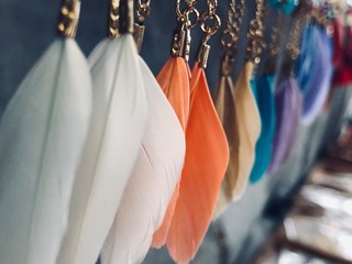 clothes hanging on hangers