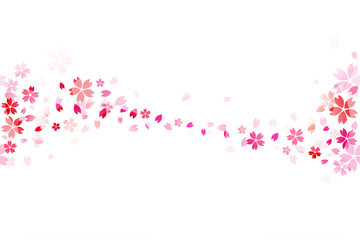 Japanese sakura seamless wallpaper.