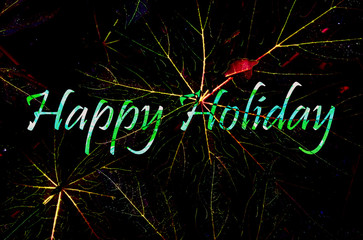 Happy holiday background