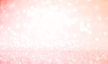Abstract Blurred Pink Tone Lights Background. Christmas
