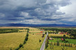 © erika8213 - Aerial view of country landscape in the summer.