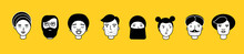 People Illustration Start-up Persona From Different Ethnicity