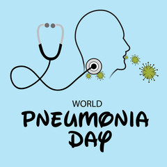 Wall Mural - World Pneumonia Day