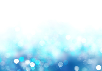 Blue blurred christmas holiday background,winter texture.