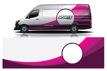 Wall Mural - Van car Wrap design for company