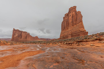 Canvas Print - Arches National Park Utah Scenic Landscape