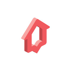 Poster - Vector 3d isometric, color web icon, new flat style. Creative illustration design, idea for infographics.